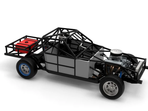 IMCA Stock car Base Scale 1 to 25 Model do druku 3D