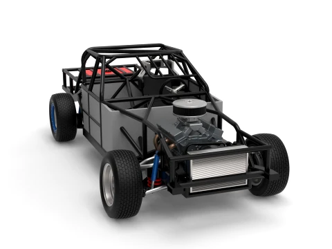 IMCA Stock car Base Scale 1 to 25 Model do druku 3D