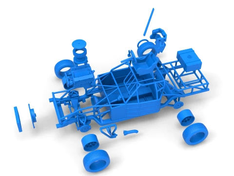 IMCA Stock car Base Scale 1 to 25 Model do druku 3D
