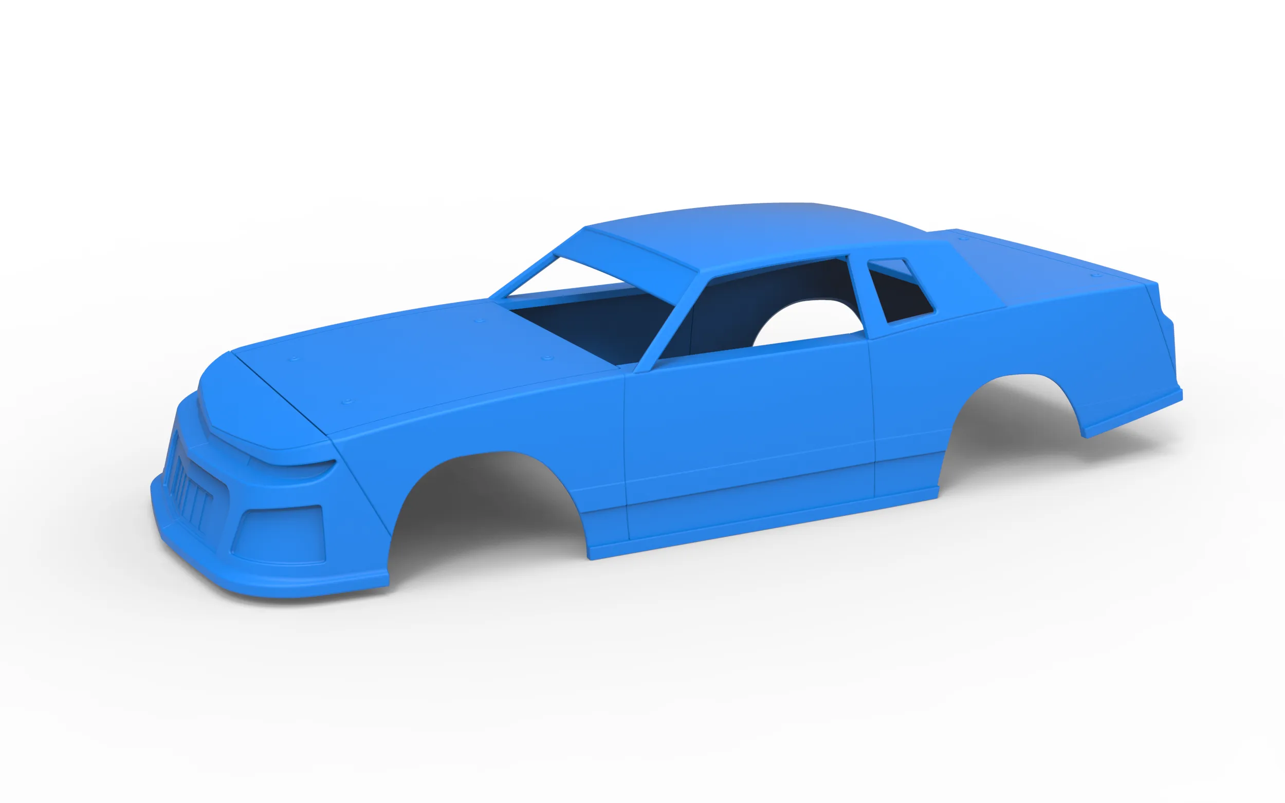 Shell of IMCA Stock car Scale 1 to 25 3D Baskı Modeli .c4d .max .obj .3ds .fbx .stl .blend 