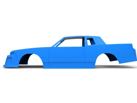 Shell of IMCA Stock car Scale 1 to 25 3D Baskı Modeli