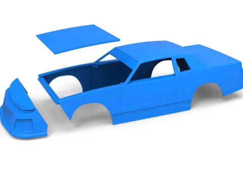 Shell of IMCA Stock car Scale 1 to 25 3D Baskı Modeli