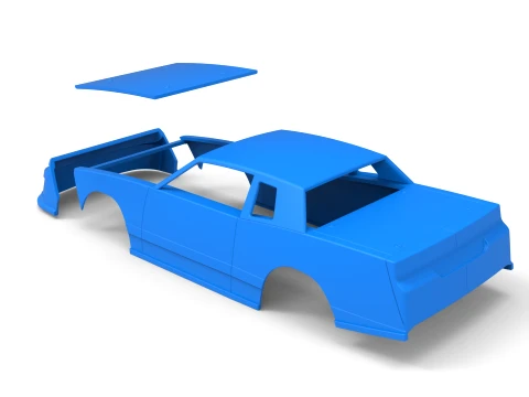 Shell of IMCA Stock car Scale 1 to 25 3D Baskı Modeli