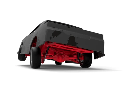 IMCA Stock car while turning Scale 1 to 25 3D Print Model