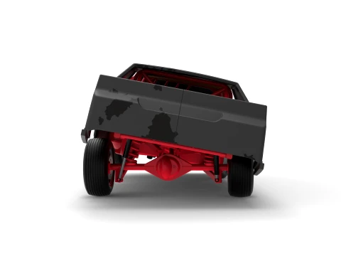 IMCA Stock car while turning Scale 1 to 25 3D Print Model