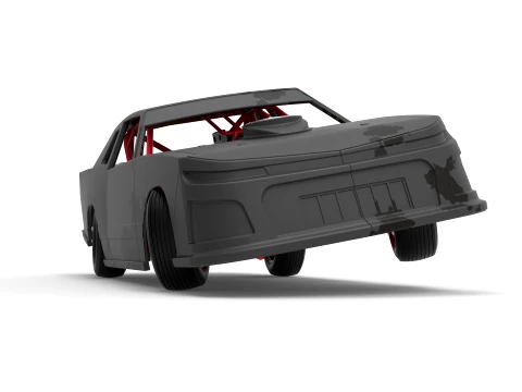 IMCA Stock car while turning Scale 1 to 25 3D Print Model