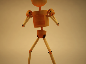 blake- wodden character Modèle 3D
