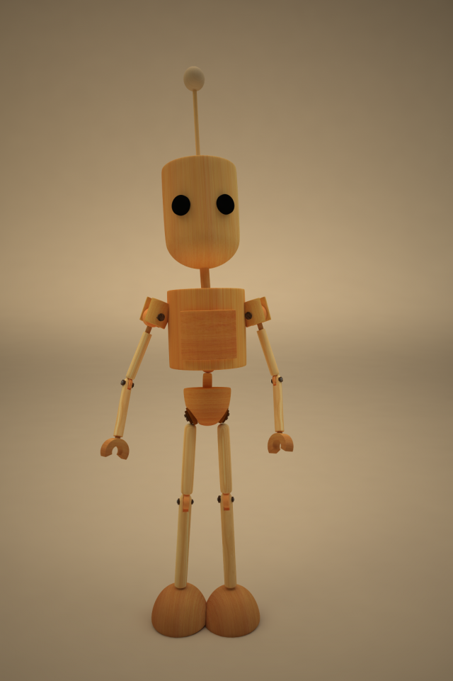 blake- wodden character Modèle 3D .c4d .max .obj .3ds .fbx .stl .blend 