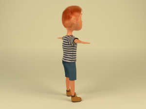 cartoon boy 3D Model
