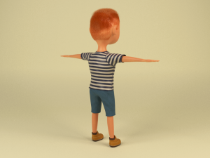 cartoon boy 3D Model