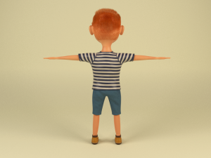 cartoon boy 3D Model