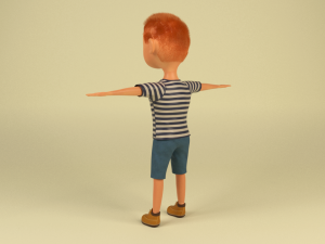 cartoon boy 3D Model