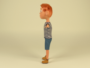 cartoon boy 3D Model