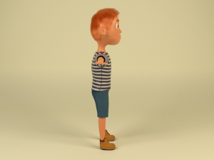 cartoon boy 3D Model