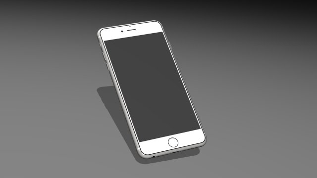 iphone 6 3D 모델 .c4d .max .obj .3ds .fbx .stl .blend 