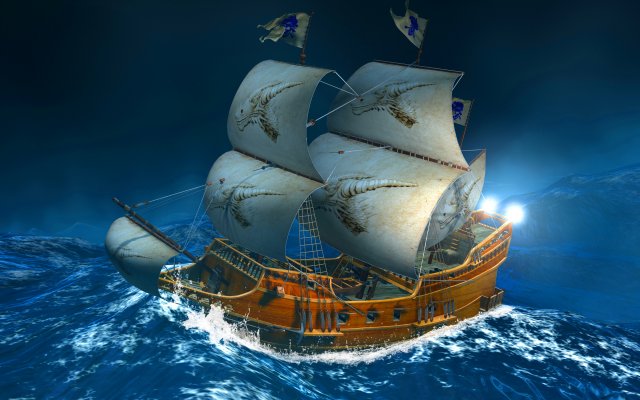 sailing ship 3D मॉडल .c4d .max .obj .3ds .fbx .stl .blend 