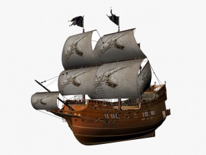 sailing ship 3D मॉडल