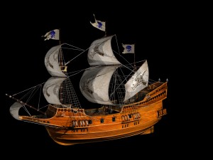 sailing ship 3D मॉडल