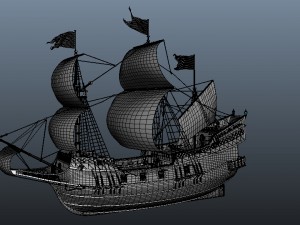sailing ship 3D मॉडल