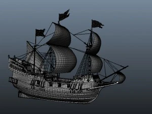 sailing ship 3D Model