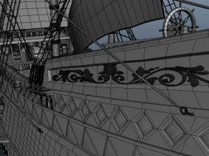 sailing ship 3D Model