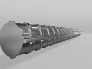 tmt reinforced steel bar 3D Model