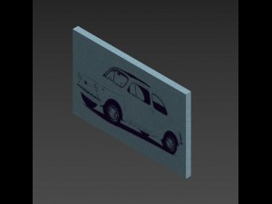 canvas wall art 3D Model