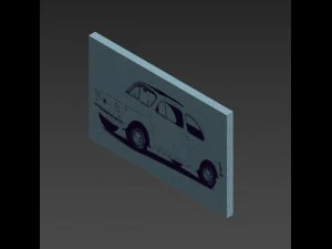 canvas wall art 3D Model
