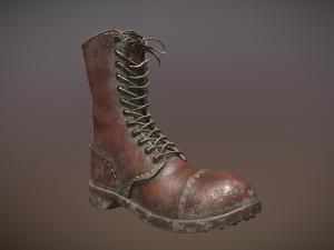 ww2 army boot 3D Model