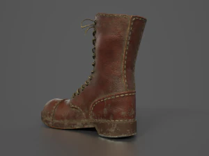 ww2 army boot 3D Model