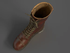 ww2 army boot 3D Model