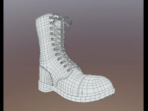 ww2 army boot 3D Model