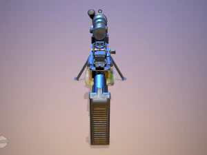 m249 machine 3D Model