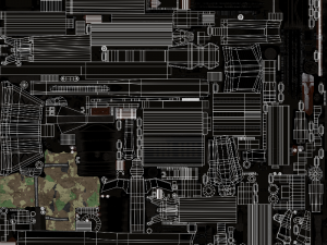 m249 machine 3D 模型