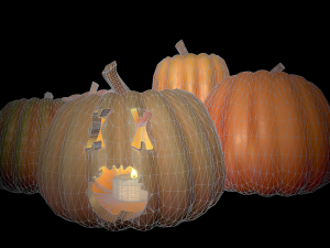 jack-o-lanterns 3D 模型