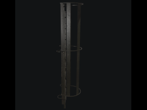 game ready fire-emergency ladders with maps 3D-Modell