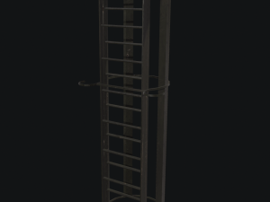 game ready fire-emergency ladders with maps 3D-Modell