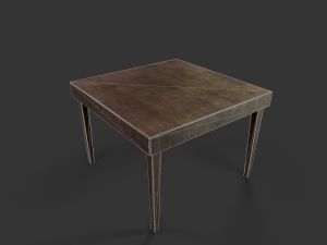old wooden table 3D Модель