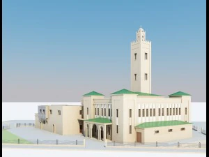 mesquita marroquina Modelo 3D