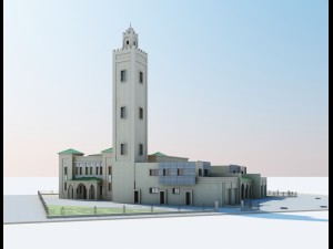 moroccan mosque Modelo 3D