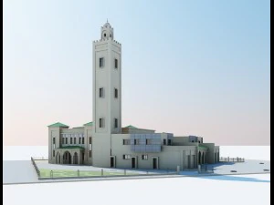 moroccan mosque 3D Model