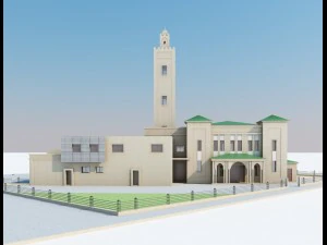 moroccan mosque 3D Model