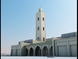 moroccan mosque Modelo 3D