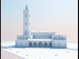 moroccan mosque Modelo 3D