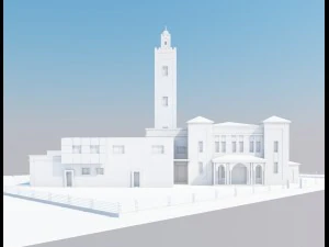 moroccan mosque 3D Model