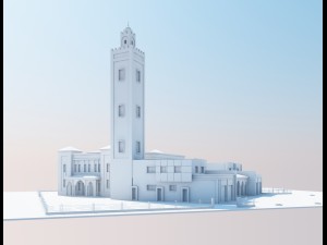 moroccan mosque Modelo 3D