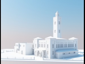 moroccan mosque Modelo 3D