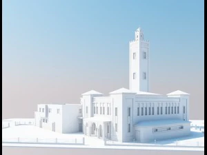 moroccan mosque 3D Model