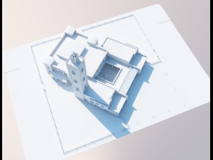 moroccan mosque Modelo 3D
