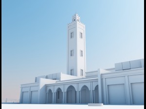 moroccan mosque Modelo 3D